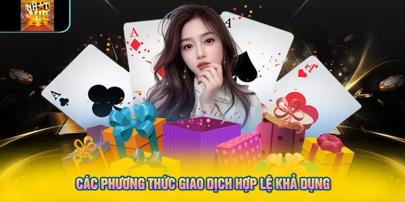 Các phương thức giao dịch hợp lệ khả dụng